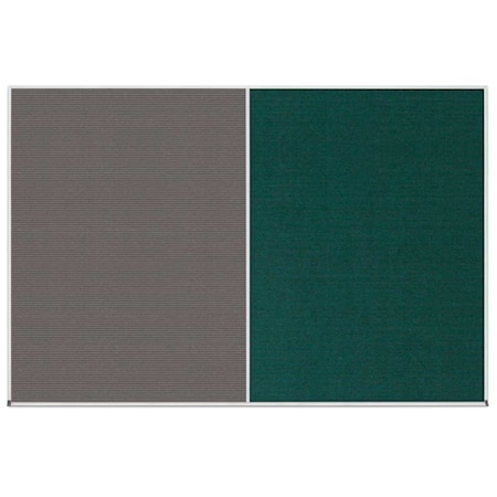 United Visual Products Enclosed Corkboard, 1 Door, 24"x36", 4" Fra UV3408-BLACK-CINNABA
